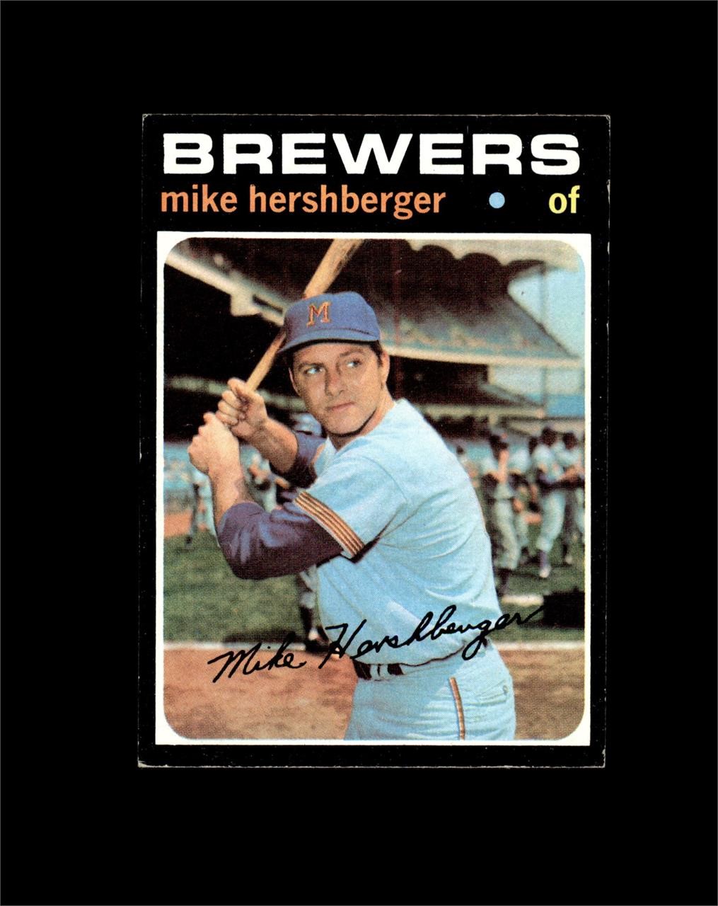 1971 Topps #149 Mike Hershberger EX to EX-MT+