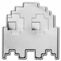 2022 1 Oz Silver Pac-man Ghost Stacker Coin