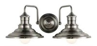 Allen + Roth Hainsbrook 18.25-in 2-light Antique