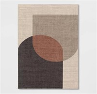 7'x10' Abstract Geometric Area Rug