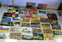 Travel Souvenirs Matchbooks, Postcards 1950s