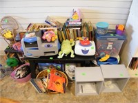 LARGE LOT CHILDRENS ITEMS/ BOOKS/TOYS & STUFF