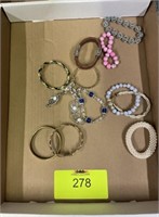 Costume Jewelry - Bracelets + Necklace
