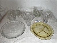 Collection of Misc cut glass and crystal