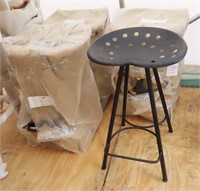 Four (4) Tractor Seat Bar Stools