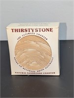 ThirstyStone Natural Sandstone Coaster 4 Pc. Set