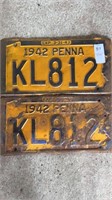 Antique Pennsylvania License Plates