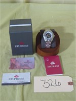 Empress Godiva Ladies Automatic Watch White Dial