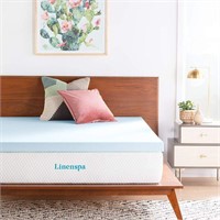 LINENSPA 3 Inch Twin Mattress Topper