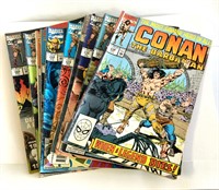 Lot of 10 Conan The Barbarian Comic Books