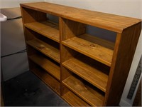 33x9x25" Wood Bookshelf Shelf Craft Shelf