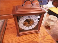 Contemporary Linden carriage clock with