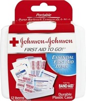 Johnson & Johnson First Aid To Go Kit (6 Pack)