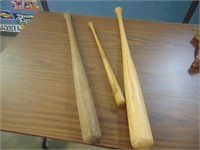 Antique Wooden Bats / Tennis Racket