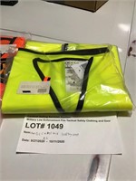 Set of 2 Pairs of Reflective Neon Safety Vests XL