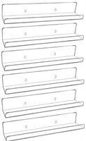 $30 Acrylic Kids Floating Shelves