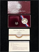 1984 S Olympic Proof Silver Dollar in Box with COA