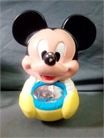 Vintage 1984 Disney 7" Mickey Mouse Roly Poly Toy