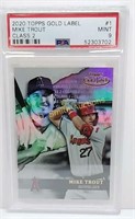 2020 TOPPS GOLD LABEL MIKE TROUT CLASS 2 -