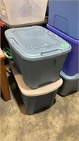 Two storage tubs