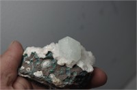 Crystal embedded in rock