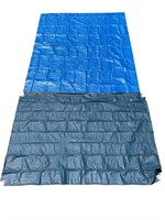 Two Large Blue Tarps