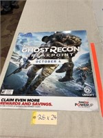 28x24 Ghost Recon damaged