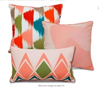 Outdoor Colorful Modern Throw Pillow Covers 3 PCS