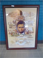 Abraham Lincoln Framed Print (~3'x4')