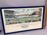 Hall of fame framed art