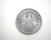 1944-F 50 Pfennig BU Germany KEY
