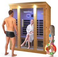 Unused TMG 3 Person Indoor Infrared Sauna Room