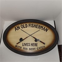 Vintage Fisherman Wall Decor