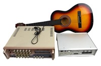ACOUSTIC GUITAR AND MUSIC EQUIPMENT