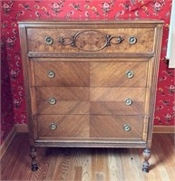 Four Drawer Vintage Dresser 48x38x22