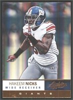 Shiny Parallel Hakeem Nicks New York Giants