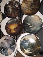 6 collector plates from the Robert Half series