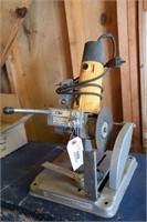 Angle Grinder Mounted on Winkeschleifer Stand