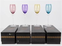 Rosenthal Versace Medusa Wine Glass Set of 4.