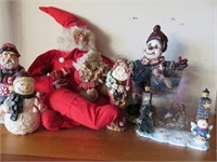 Christmas Lot - Santa - Snowmen and Picture Frame