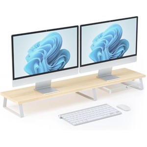 New Large Dual Monitor Stand Riser - Monitor