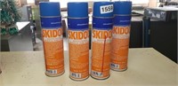 (4) CANS OF SKIDOO INSECT KILLER  SPRAY