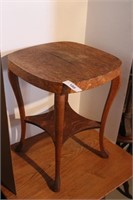 Oak lamp table