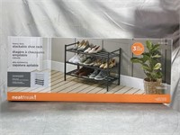 Neat Freak! Heavy Duty Stackable Shoe Rack