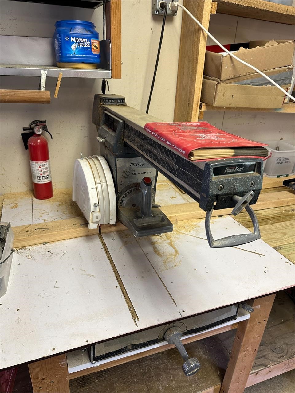 Wards 10" Radial Arm Saw Power-Kraft WORKS