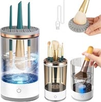 NEW / 2 in 1 Electric Makeup Brush Cleaner