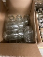 Box of quart canning jars