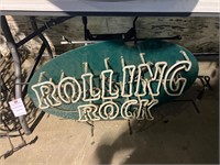 "Rolling Rock" Neon Sign