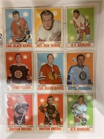 9-70/71 Hockey cards