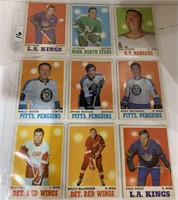 9-70/71 Hockey cards